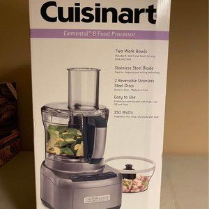Cuisinart® Elemental 8-Cup Food Processor with 8 and 3 cup bowls